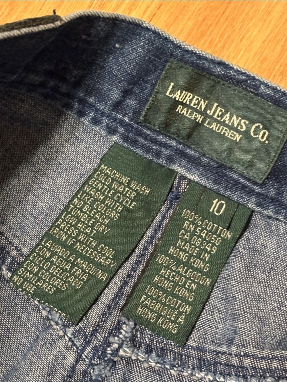 ralph lauren • vintage long denim skirt - Picture 8 of 14
